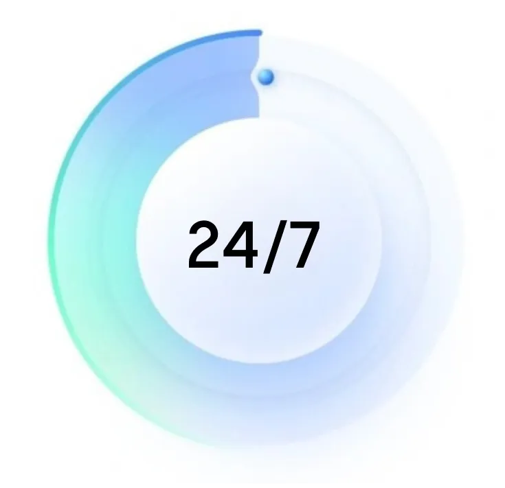 24/7 customer support and digital service access